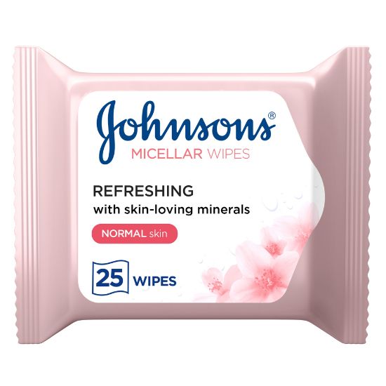 Picture of Johnson's Micellar Wipes Refreshing Normal Skin 25pcs