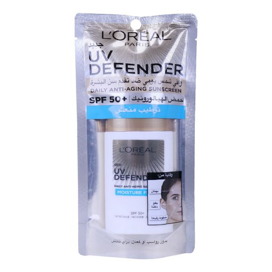 Picture of L'Oreal Paris UV Defender Anti-Aging Sunscreen SPF 50+ Moisture 50ml