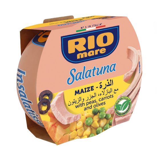 Picture of Rio Mare Salatuna Maize With Peas, Carrots And Olives 160g