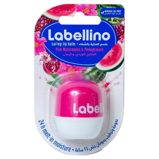 Picture of Labellino Lip Balm Pink Watermelon & Pomegranate 7g