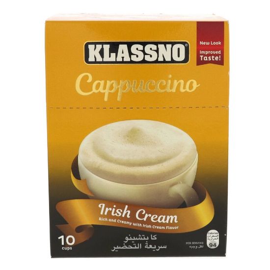 Picture of Klassno Cappuccino Irish Cream 10 x 20g