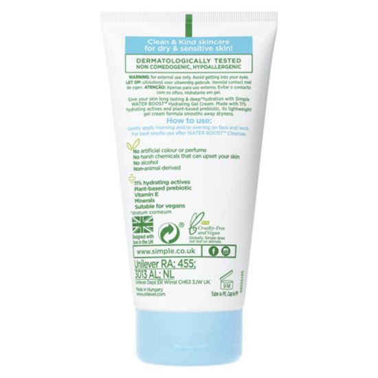 Picture of Simple Water Boost Hydrating Gel Cream 50ml