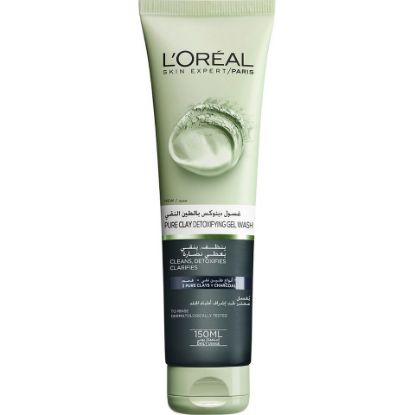 Picture of L'Oreal Paris Skin Care Pure Clay Cleanser Black Detoxifies & Clarifies 150ml