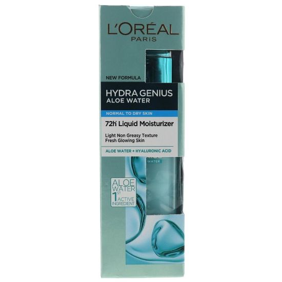 Picture of L'Oreal Paris Hydra Genius Aloe Water Normal To Dry Skin 70ml