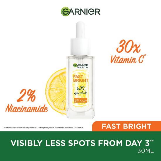 Picture of Garnier Fast Bright Vitamin C Booster Serum 30ml