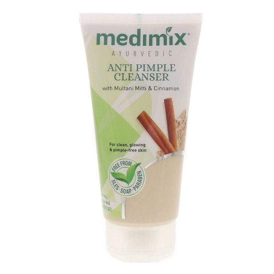 Picture of Medimix Anti Pimple Cleanser With Multani Mitti And Cinnamon 150ml