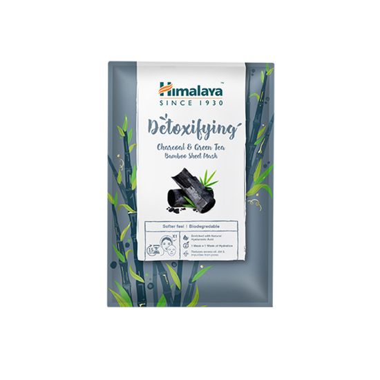 Picture of Himalaya Charcoal & Green Tea Detoxifying Sheet Mask 30ml