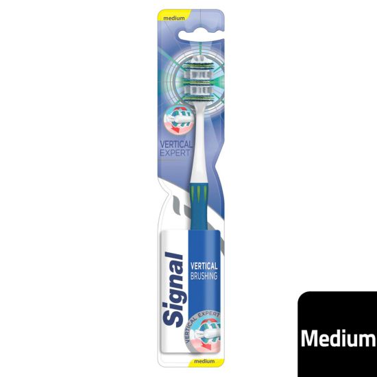 Picture of Signal Toothbrush Vertical Expert Medium 1pc Assorted Color