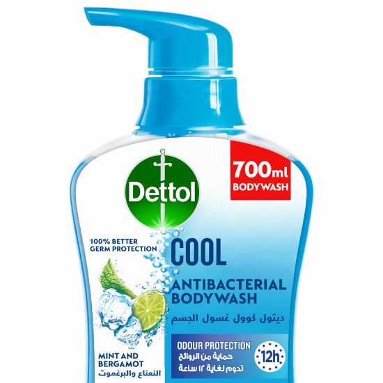 Picture of Dettol Cool Showergel & Bodywash Mint & Bergamot Fragrance 700ml