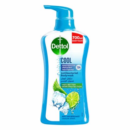 Picture of Dettol Cool Showergel & Bodywash Mint & Bergamot Fragrance 700ml