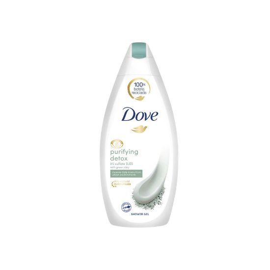 Picture of Dove Purifying Detox Shower Gel With Green Clay 500 ml