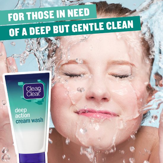 Picture of Clean & Clear Cream Wash Deep Action 150ml