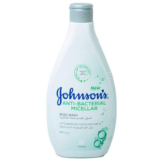 Picture of Johnson's Body Wash Anti-Bacterial Micellar Mint 400ml