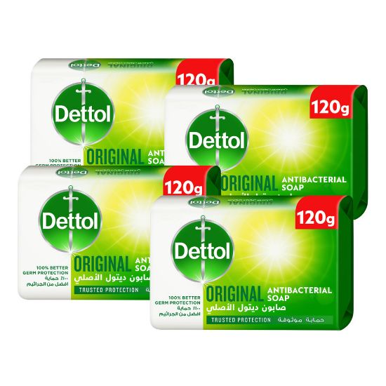 Picture of Dettol Original Anti-Bacterial Soap 4 x 120g