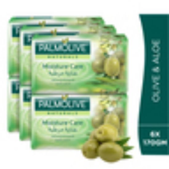 Picture of Palmolive Naturals Bar Soap Olive & Aloe 170g 5+1(N)