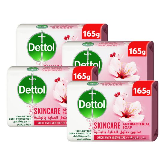 Picture of Dettol Skincare Anti-Bacterial Soap 4 x 165g