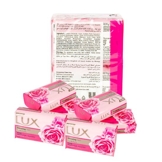 Picture of Lux Soap Glowing Skin Rose 120g 5+1(N)