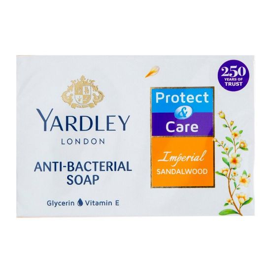 Picture of Yardley Imperial Sandalwood Anti Bacterial Soap 100g