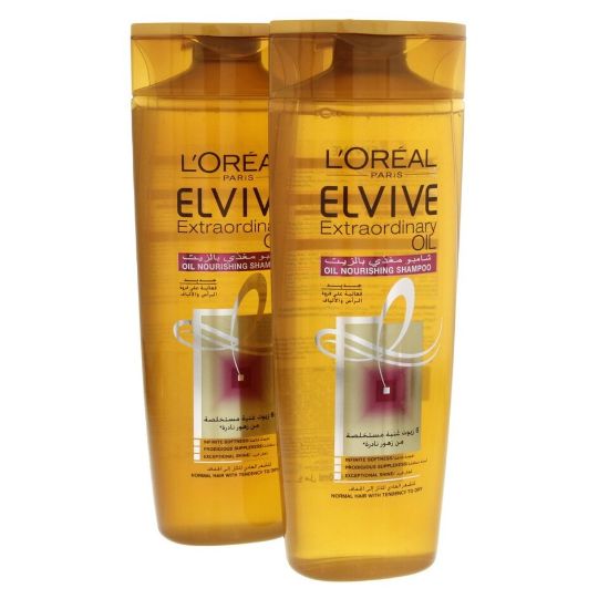 Picture of Loreal Elvive Shampoo Extraordinary Oil Nourishing 2 x 400ml