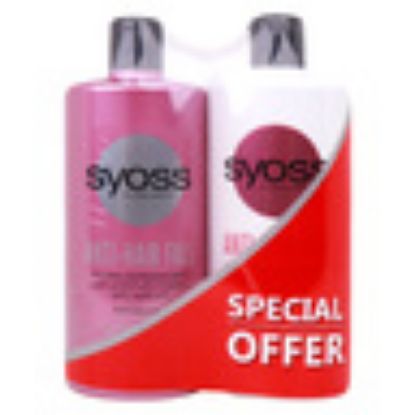 Picture of Syoss Shampoo Anti Hair Fall Fiber Resist 500ml+ Conditioner 500ml