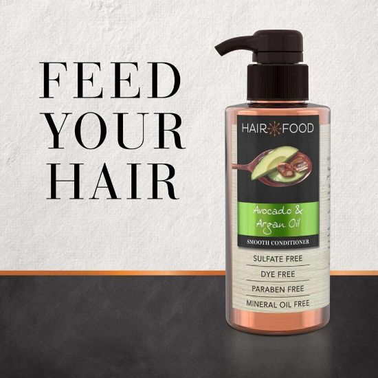 Picture of Hair Food Smoothing Treatment Shampoo With Avocado & Argan Oil Sulfate Free 300ml