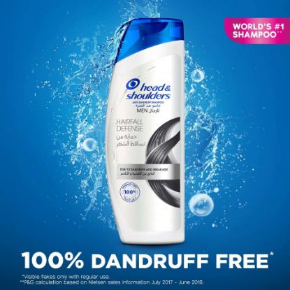 Picture of Head & Shoulders Hairfall Defense Anti-Dandruff Shampoo For Men 200ml