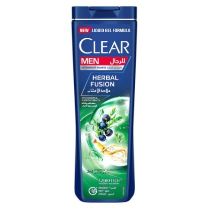 Picture of Clear Men's Herbal Fusion Anti-Dandruff Shampoo 400ml