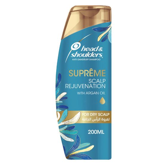 Picture of Head & Shoulders Supreme Anti-Dandruff Shampoo with Argan Oil for Dry Scalp Rejuvenation 200ml