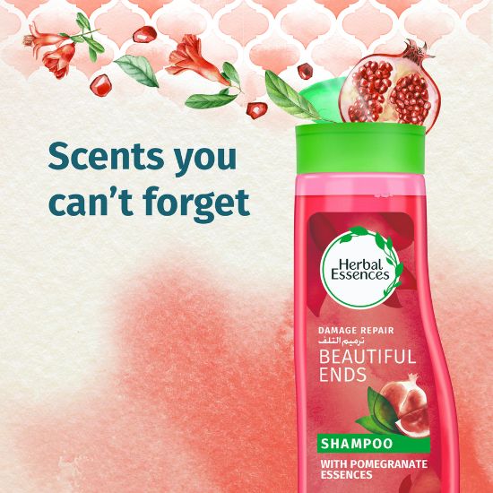 Picture of Herbal Essences Beautiful Ends Split End Protection Shampoo with Juicy Pomegranate Essences 700ml