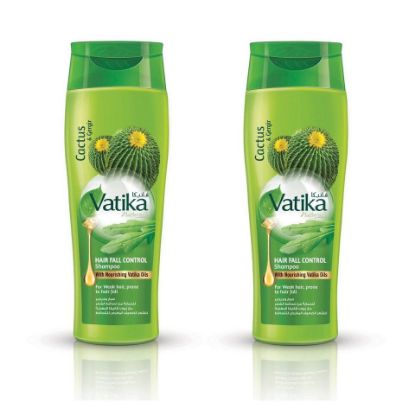 Picture of Vatika Cactus And Gergir Hair Fall Control Shampoo 2 x 400ml