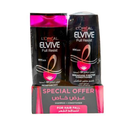 Picture of L'Oreal Paris Elvive Shampoo Full Resist Reinforcing 400ml + Conditioner 400ml