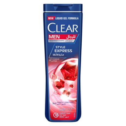 Picture of Clear Men's 2in1 Style Express Anti-Dandruff Shampoo 400ml