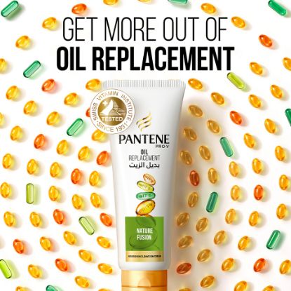 Picture of Pantene Pro-V Hair Oil Replacement Leave On Cream Nature Fusion 275 ml