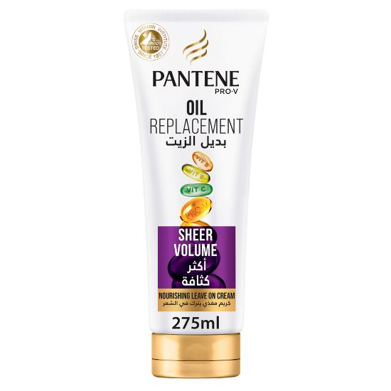 Picture of Pantene Pro-V Hair Oil Replacement Leave On Cream Sheer Volume 275 ml