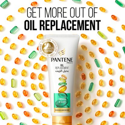 Picture of Pantene Pro-V Hair Oil Replacement Smooth & Silky 275 ml