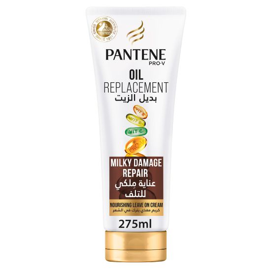 Picture of Pantene Pro-V Hair Oil Replacement Leave On Cream Milky Damage Repair 275 ml