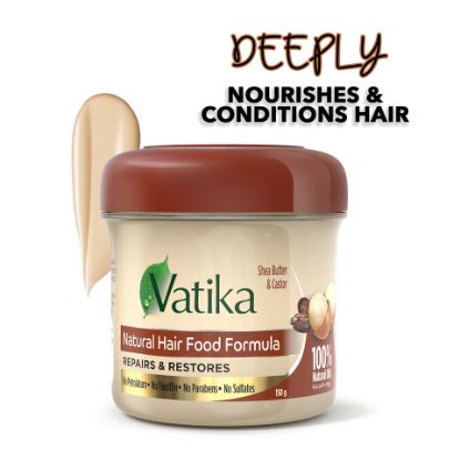 Picture of Dabur Vatika Shea Butter & Castor Natural Hair Food Formula 150 ml