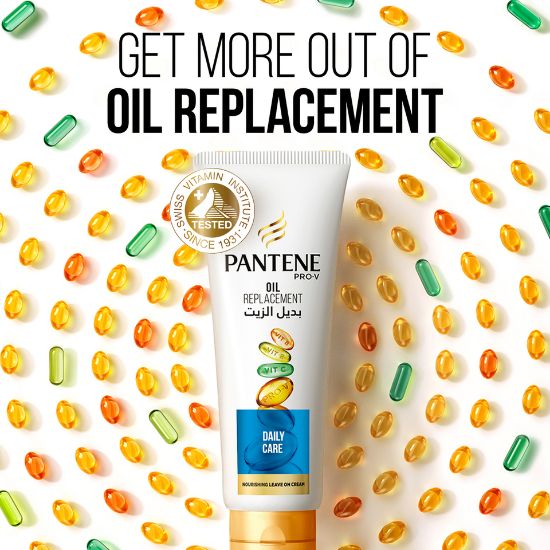 Picture of Pantene Pro-V Hair Oil Replacement Leave On Cream Daily Care 275 ml