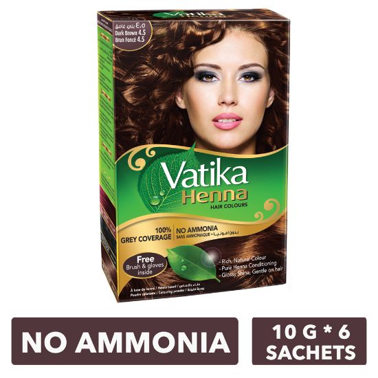 Picture of Vatika Henna Hair Color Dark Brown 60 g