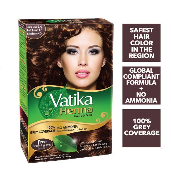 Picture of Vatika Henna Hair Color Dark Brown 60 g