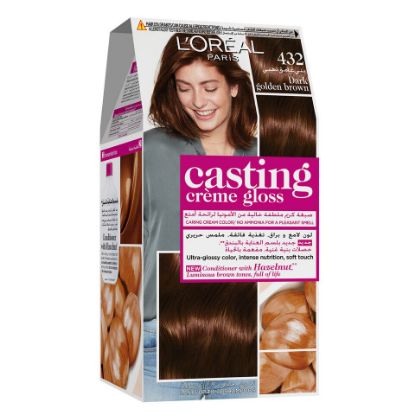 Picture of L'Oreal Paris Casting Creme 432 Gloss Dark Golden Brown 1pkt