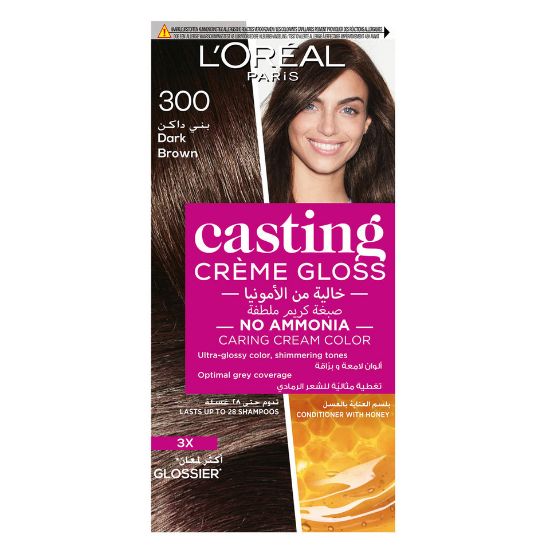 Picture of L'Oreal Paris Casting Creme 300 Gloss Dark Brown 1pkt