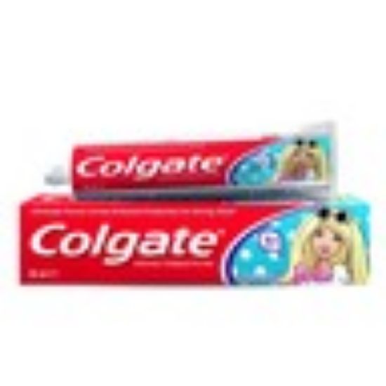 Picture of Colgate Kids Girls Fluoride Toothpaste 6+ Barbie 50ml