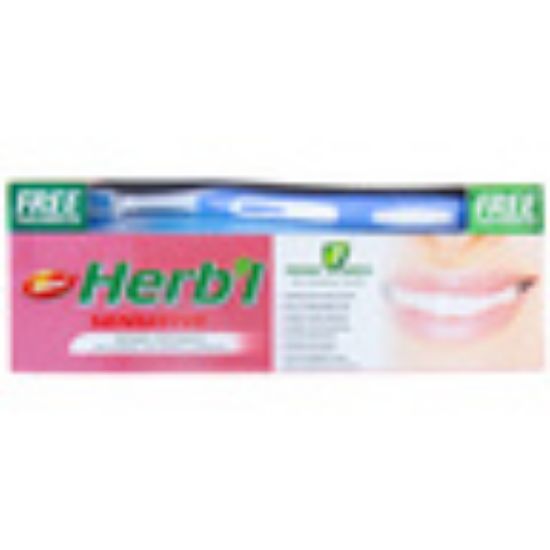 Picture of Dabur Herb'l Sensitive Toothpaste 150g + Toothbrush 1pc