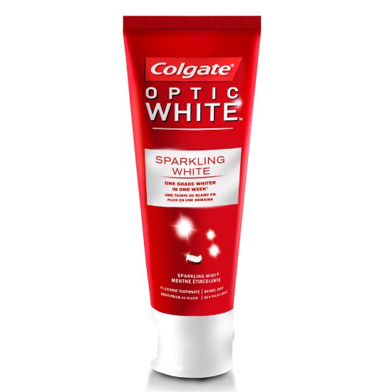 Picture of Colgate Fluoride Toothpaste Optic White Sparkling Mint 75ml