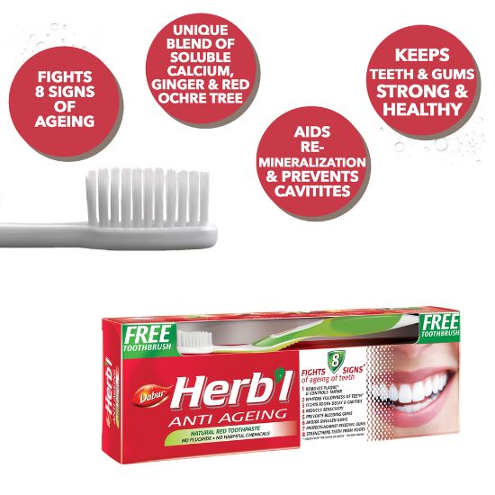 Picture of Dabur Herbal Anti Ageing Toothpaste 150g