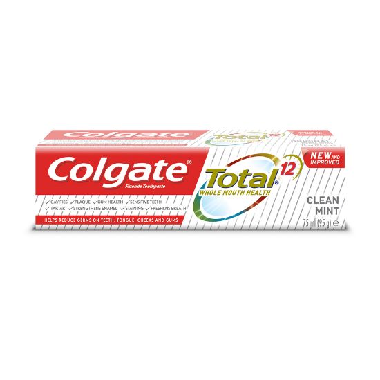 Picture of Colgate Fluoride Toothpaste Total Clean Mint 75ml