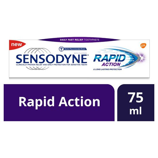 Picture of Sensodyne Rapid Action Toothpaste 75ml