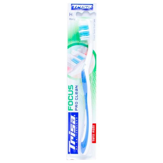 Picture of Trisa Toothbrush Focus Pro Clean Hard Assorted Colours 1pc