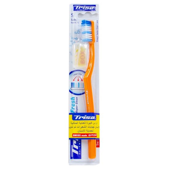 Picture of Trisa Fresh Super Clean Toothbrush Soft Assorted 1pc